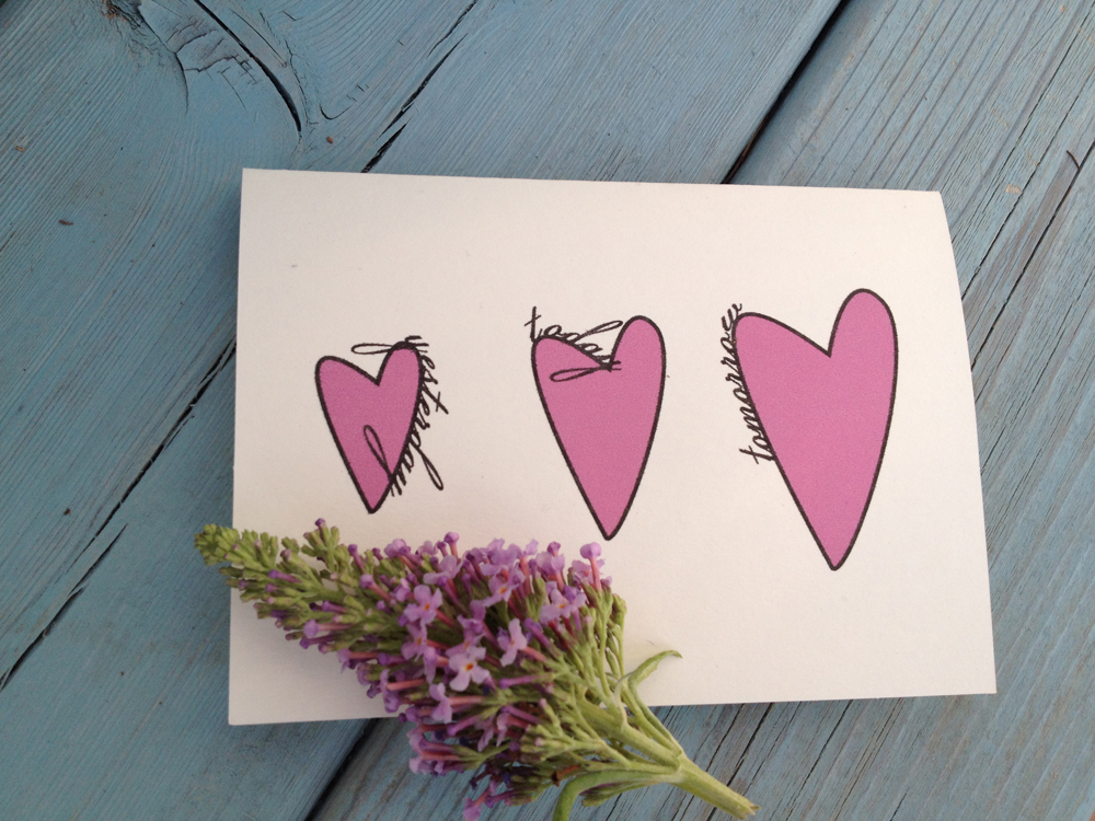 Growing Love 4 X 5.5 in Card with Envelope