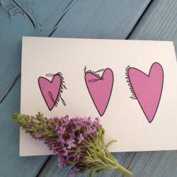 Growing Love 4 X 5.5 in Card with Envelope